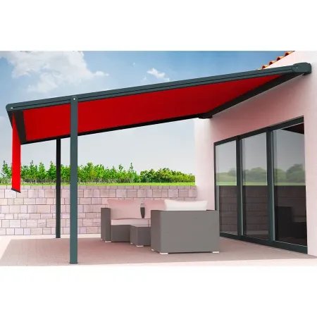 magnifique store banne pergola toile sur pieds pas cher